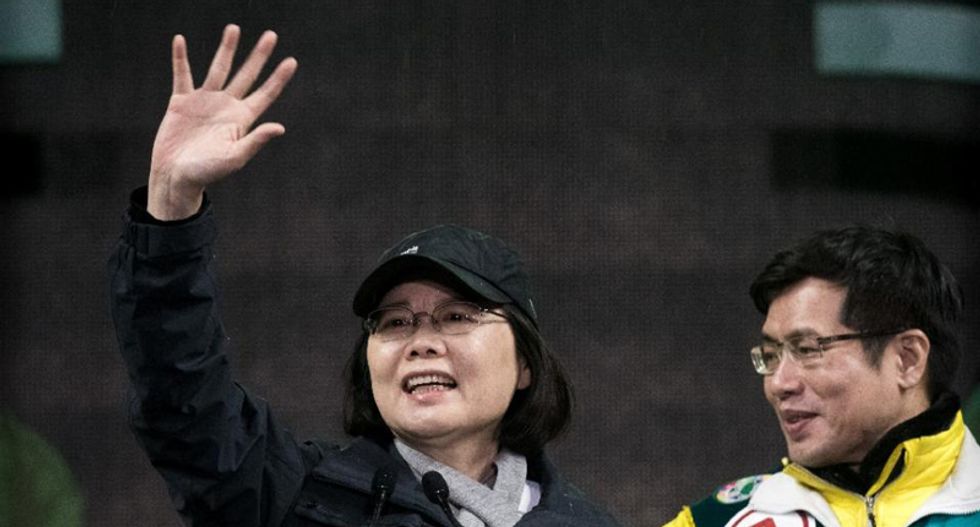 Taiwan presidential office says Trump, Tsai exchanged views on Taiwan-U.S. relations