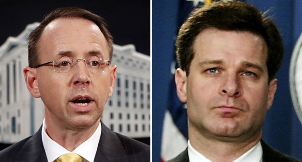Comey associate: Rosenstein and FBI director will quit if Trump goes through with DOJ investigation demand