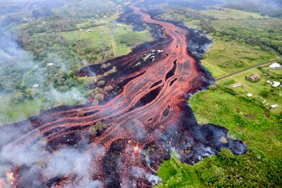 Dangerous 'laze' forms as Hawaii volcano lava reaches ocean