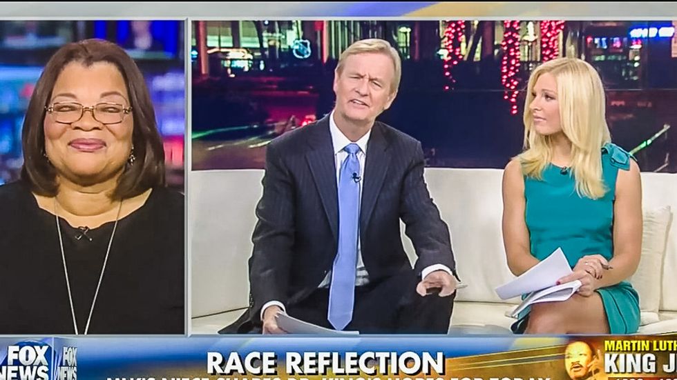 Fox & Friends asks Martin Luther King, Jr.'s niece if MLK would feel bad about the 'war on police'