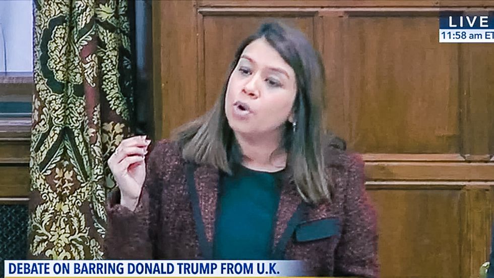 'A poisonous corrosive man': Watch this British MP bring the hammer down on Trump's 'violent ideology'