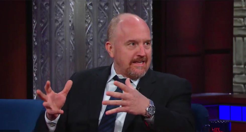 Louis C.K. destroys Trump on Colbert show: 'He’s just a gross, crook, dirty, rotten lying sack of sh*t'