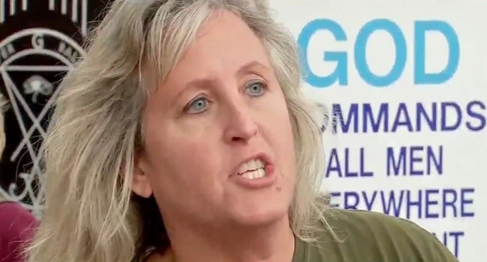 Texas Christians lament 'freedom of religion' while protesting Church of Lucifer opening