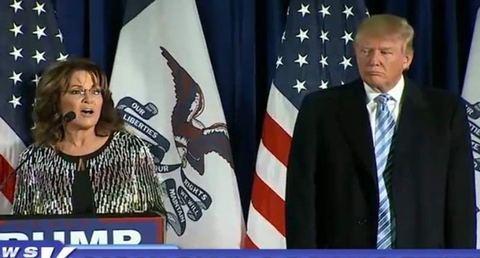 Donald Trump brags that he reads even less than Sarah Palin