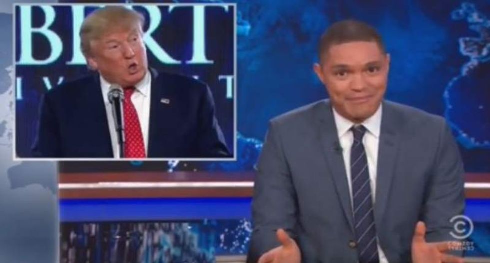 Trevor Noah skewers Donald Trump for trying to fool Christians with fake Bible quotes