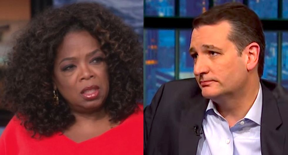 Ted Cruz touts endorsement from church founder who claims Oprah is the forerunner of the Antichrist