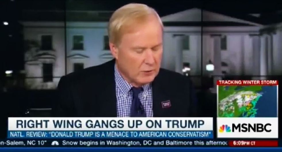 Chris Matthews rips National Review 'war hawks': You hate Trump because he was against that 'stupid war'