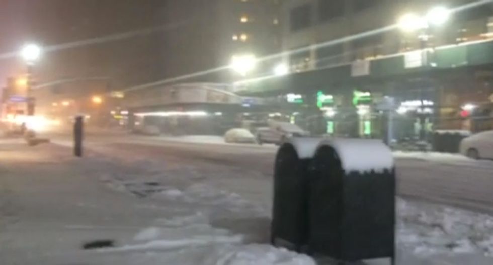 Mayor de Blasio bans all NYC travel as winter blast pummels city