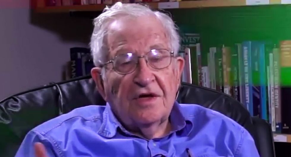Noam Chomsky has donated to two candidates in national races -- and the first one ever was Bernie Sanders