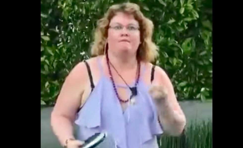 Watch: Black man uses gospel humor to utterly annihilate white woman in street confrontation