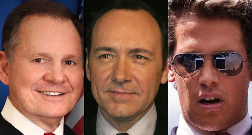Breitbart defended Roy Moore for same actions they condemned Kevin Spacey and Milo Yiannopoulos