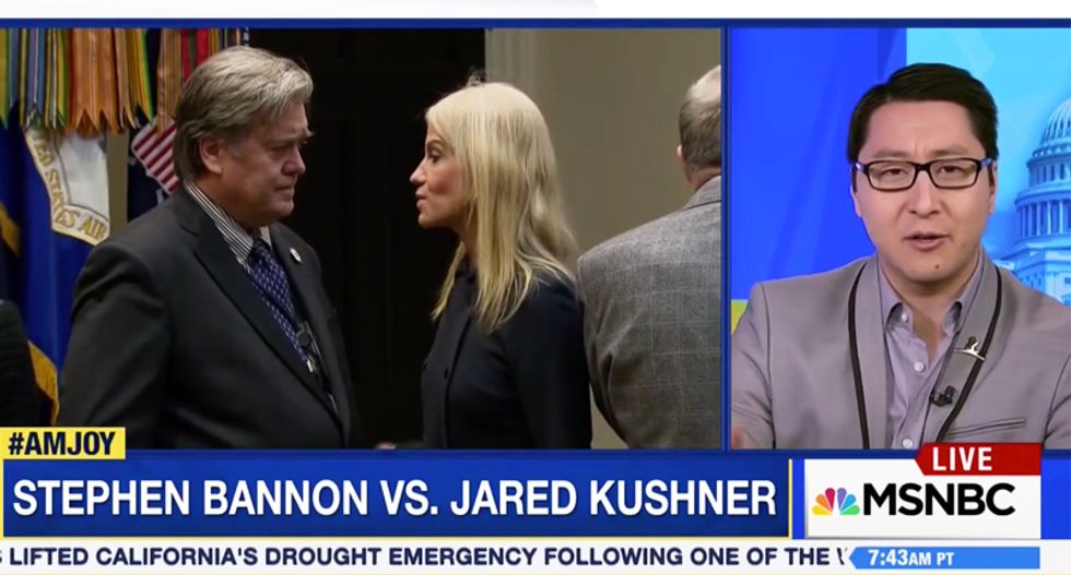 WATCH: Ex-Breitbart executive warns that if Kushner forces out Bannon it will be 'open warfare' on Trump