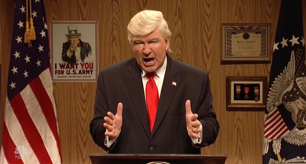 Baldwin as Trump: I love my supporters -- it's like they found a finger in their chili and kept eating