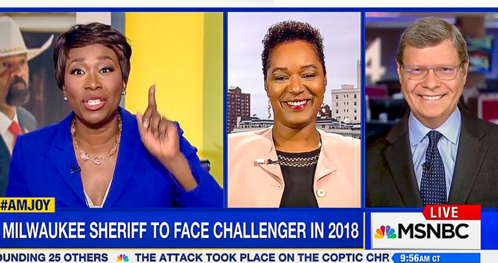 'All hat and no cattle': Joy Reid show hammers Sheriff Clarke for 'wearing uniform as a prop on Fox News'