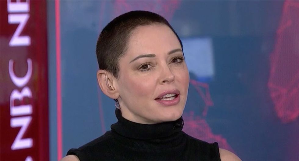 Rose McGowan reveals the real punishment Harvey Weinstein is facing in striking MSNBC interview