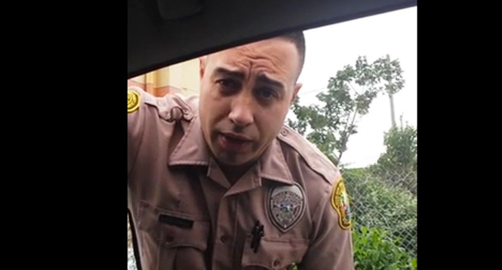 Miami woman pulls over cop for driving 90 on his way to work -- and what happens next is awesome