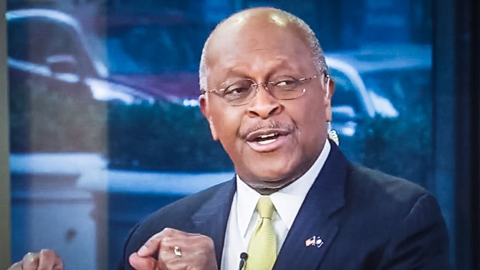Herman Cain: Obama visits mosques because he wants to 'go kissy-kissy with the Muslim brotherhood'