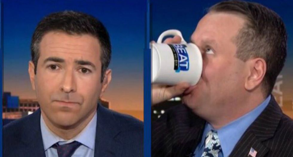Friends fear ex-Trump aide was 'day drunk' during televised meltdown — and may have put himself in legal jeopardy