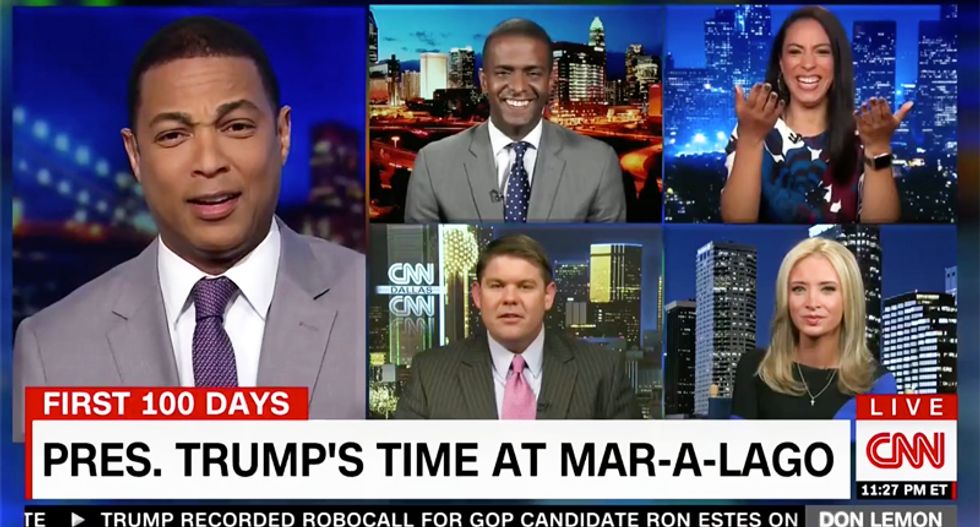 CNN panel goes hilariously off the rails as conservative defends Trump spending taxpayer millions to play golf