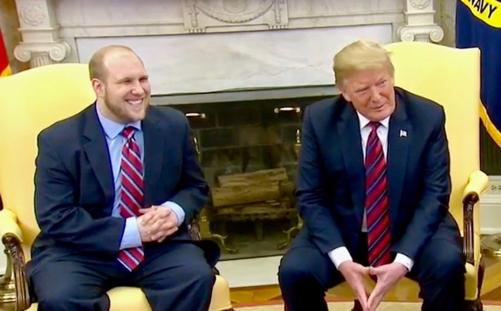 Watch: Senator Orrin Hatch gets choked up as he thanks Trump for getting alleged gun-toting Mormon missionary out of Venezuelan prison