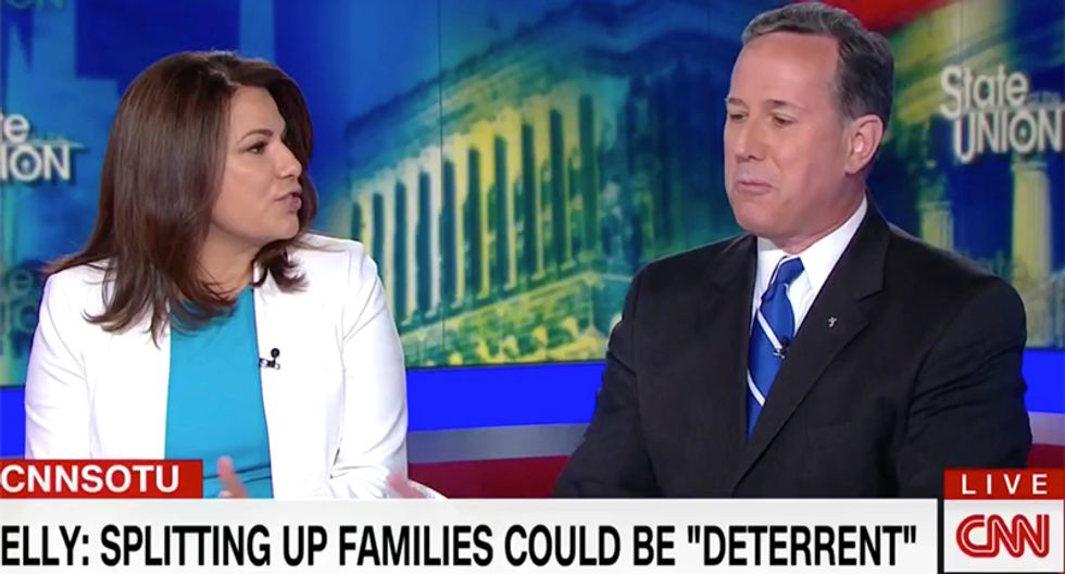 CNN panel goes ballistic as Rick Santorum dismisses 1,500 missing immigrant kids with 'we lose people all the time'