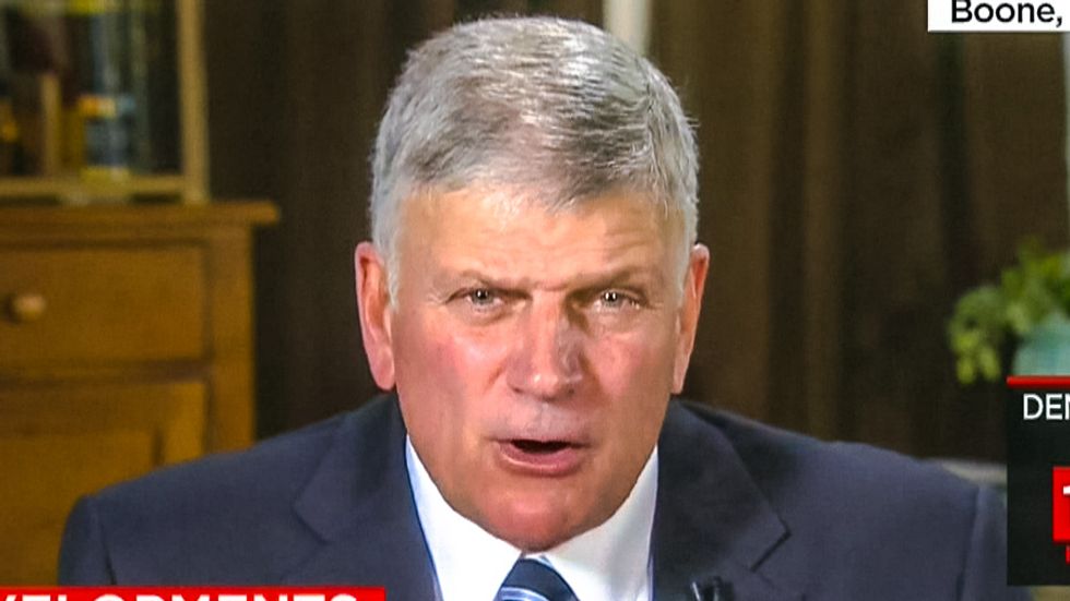 Franklin Graham unleashes angry rant about Trump impeachment – then quotes the Bible: ‘The Lord detests lying lips’