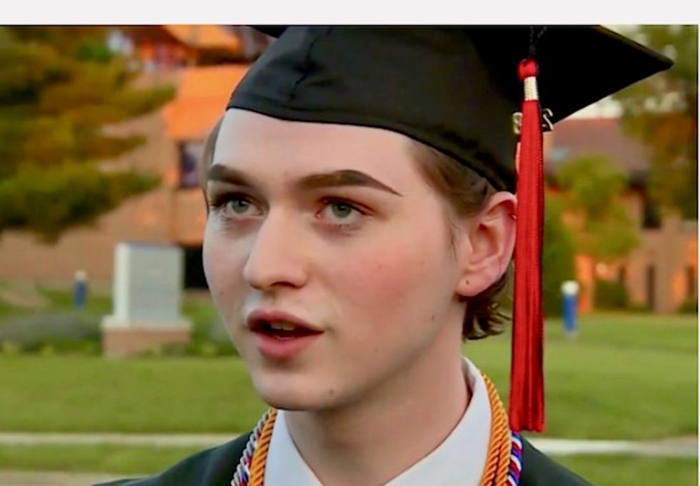 School bans gay valedictorian from speaking - claims his graduation speech was 'inconsistent' with Catholic values