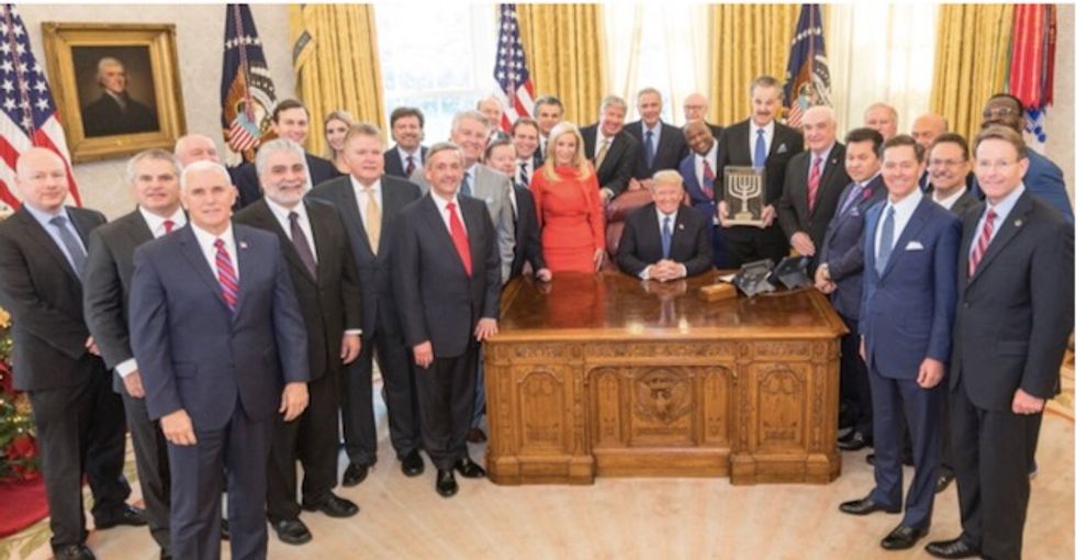 Audio of private Trump Tower meeting reveals how Donald won over evangelical leaders