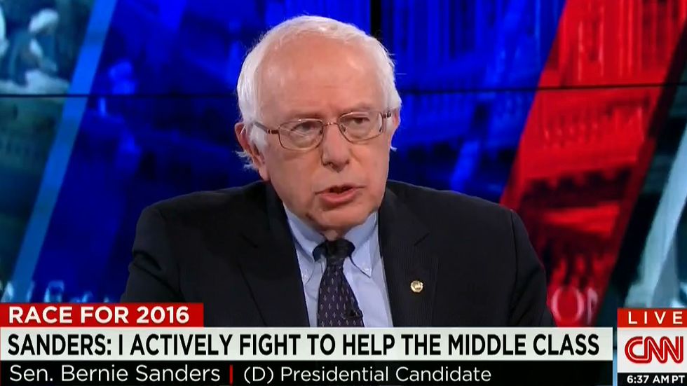 Watch Bernie Sanders' refreshing answer about faith and religion during New Hampshire town hall