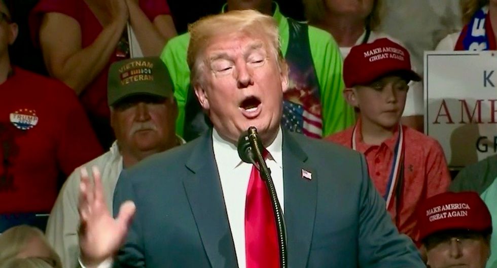Trump talks about school shootings like he is a 'toddler' – according to veteran whose child was killed