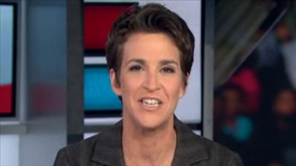 Maddow compares Republicans to unruly teenagers driving U.S. 'toward the nearest cliff'