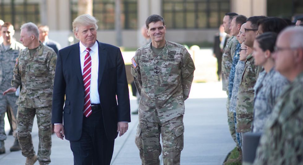 Trump told two 'flagrant lies' to American troops' faces about the pay raise he said he gave them