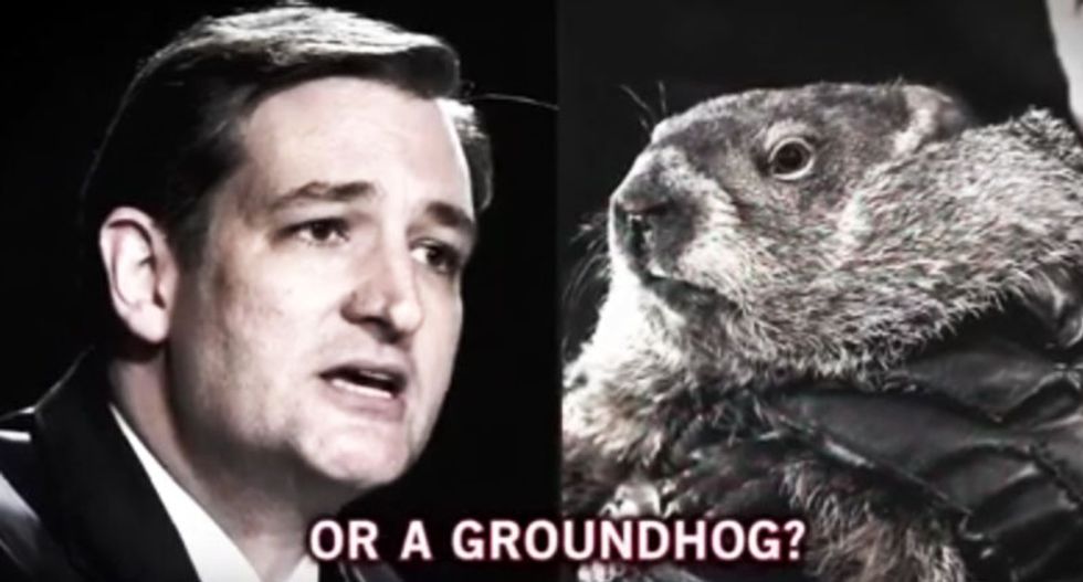 WATCH: Bill Maher trolls climate change-denying Ted Cruz with hilarious Groundhog Day attack ad