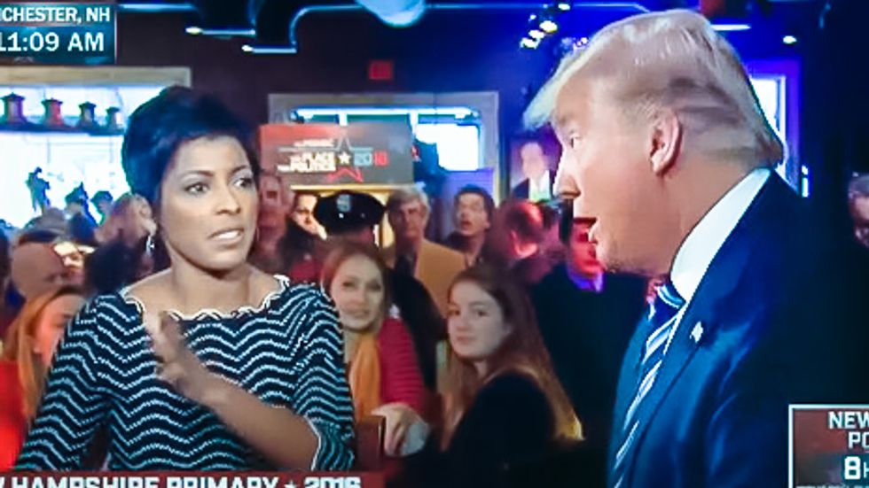 MSNBC's Tamron Hall unmasks Donald Trump: 'The Great Wall of China was built with slave labor'