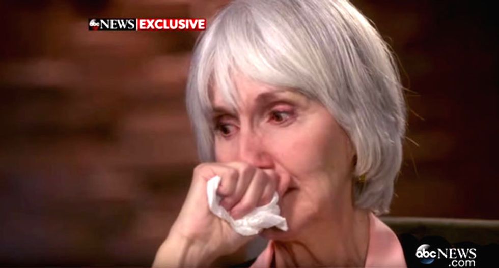 Columbine killer's mom cries as she says victims' families should be angry: I would feel the same way