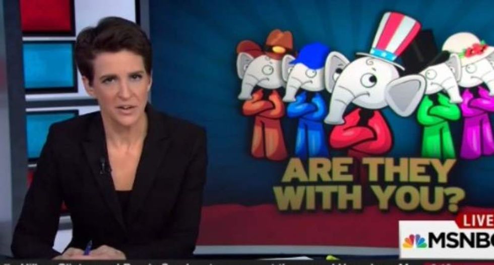 Maddow rips Cruz for embracing Ted Nugent's support after singer's anti-Semitic rants
