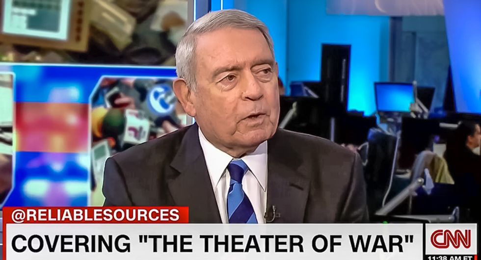 Dan Rather scolds pundits for fawning over Trump: 'Dropping bombs is easy' -- but it's not presidential