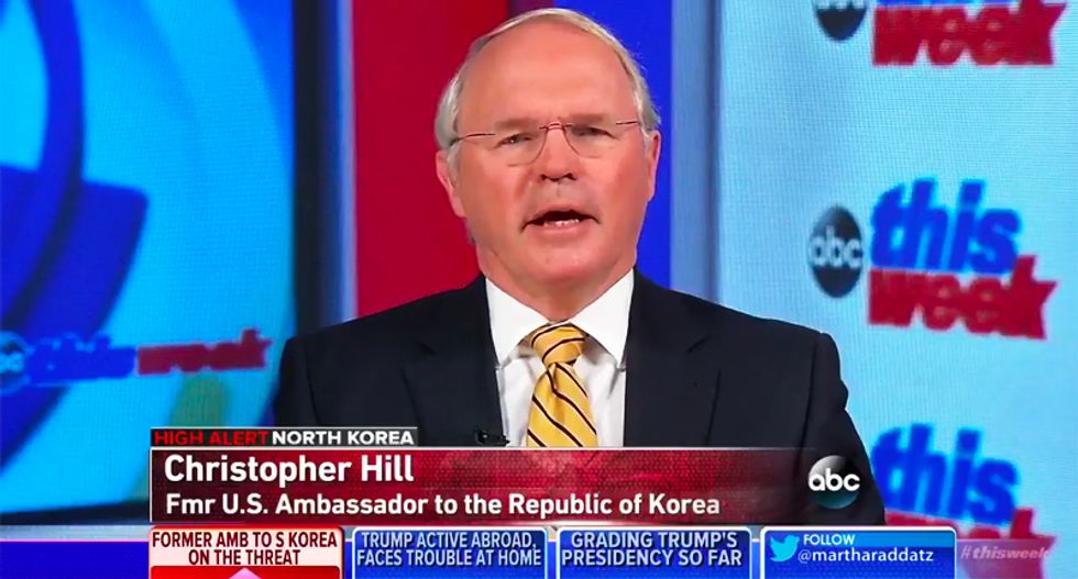 Ex-ambassador: Trump is 'trying to out-North Korean the North Koreans' -- and that makes people 'nervous'