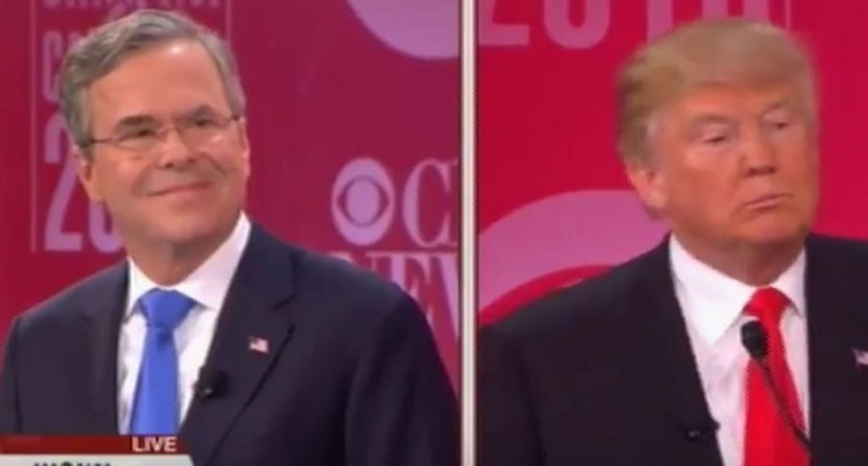 WATCH: Donald Trump hammers George W. Bush for 9/11 during shoutfest with Jeb