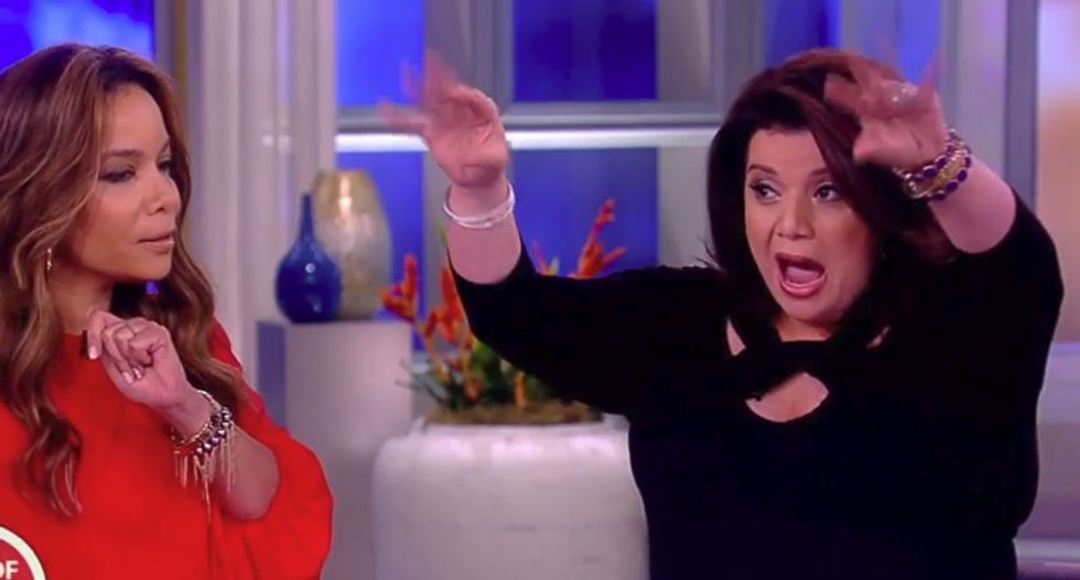 The View erupts in laughter as Ana Navarro unloads on Trump’s child-like pardons