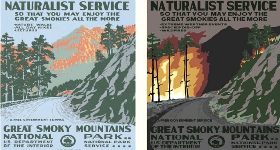 New art series illustrates what climate change will do to our national parks