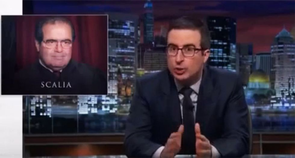 John Oliver pounds GOP for invoking 'bullsh*t' rule to keep from voting for Scalia's replacement