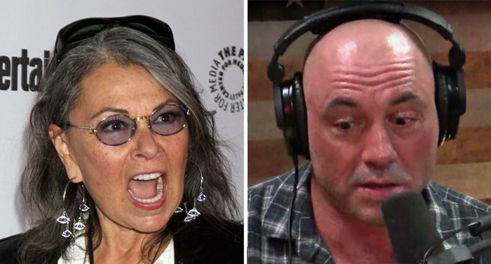 Roseanne Barr blew off radio interview with Joe Rogan to record 'rambling emotional' meltdown with her 'spiritual' adviser: report