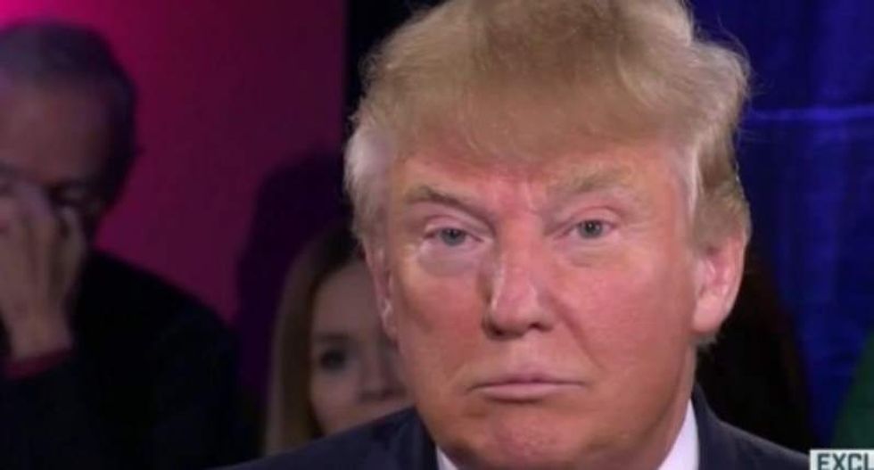 WATCH: Trump stumped when MSNBC host reveals she was describing Sanders and not him