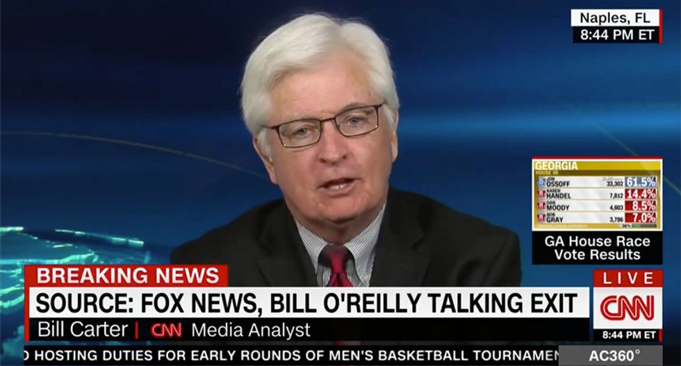 CNN media analyst: Fox honchos fear O'Reilly fans will revolt if they 'caved to a feminist plot' and fired host