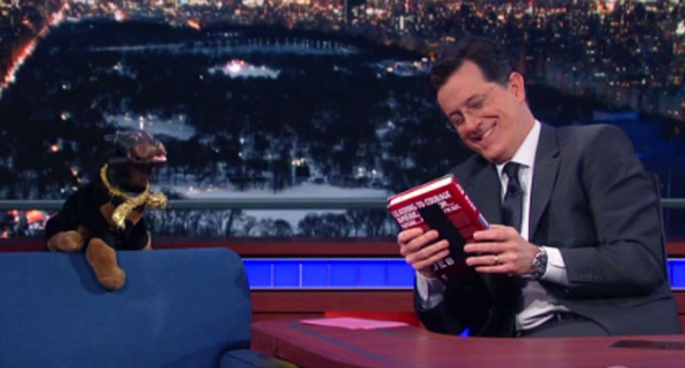 WATCH: Triumph the Insult Comic Dog visits Colbert and hilariously shreds the GOP candidates