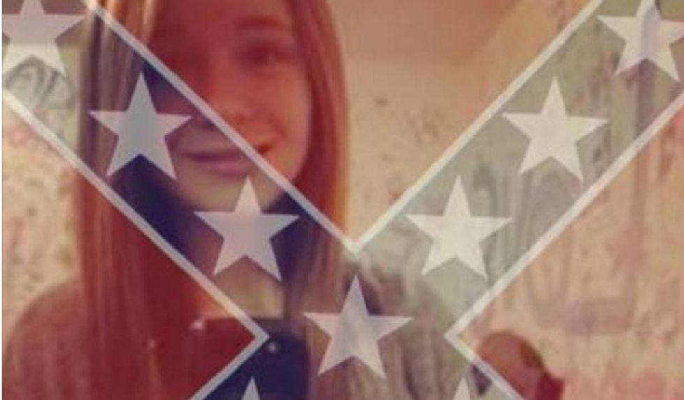 Dad blames ‘girl drama’ after slur-screaming waffle waitress uses Confederate flag to attack teen