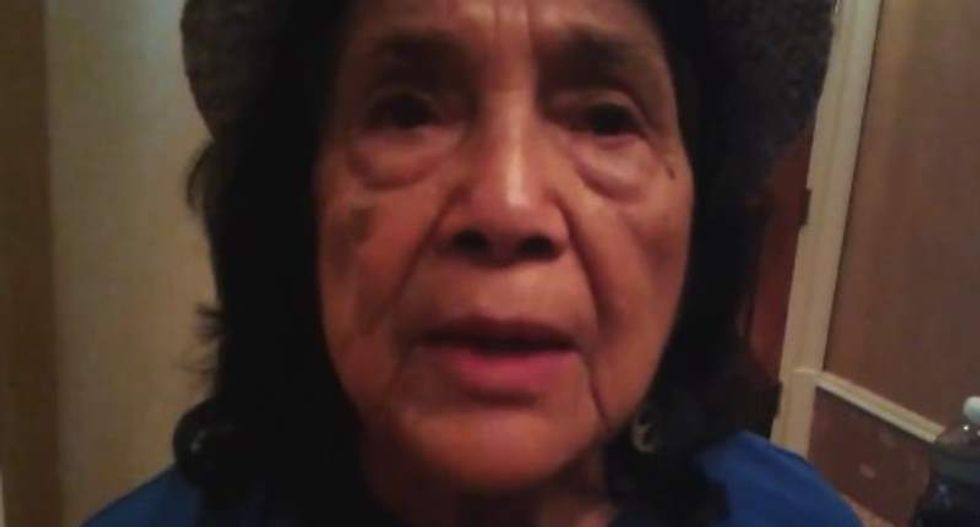 Dolores Huerta: 'I don't feel that Sanders' people respect our community'