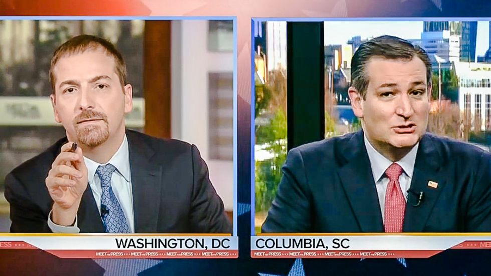 Chuck Todd deflates Ted Cruz's SC victory delusion: 'Wait a minute, you finished third'
