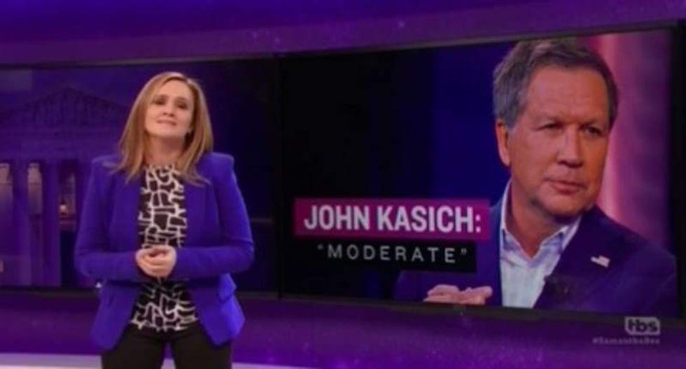 Samantha Bee: Don’t be fooled by ‘moderate’ John Kasich — he wants ‘to control our baby ovens’